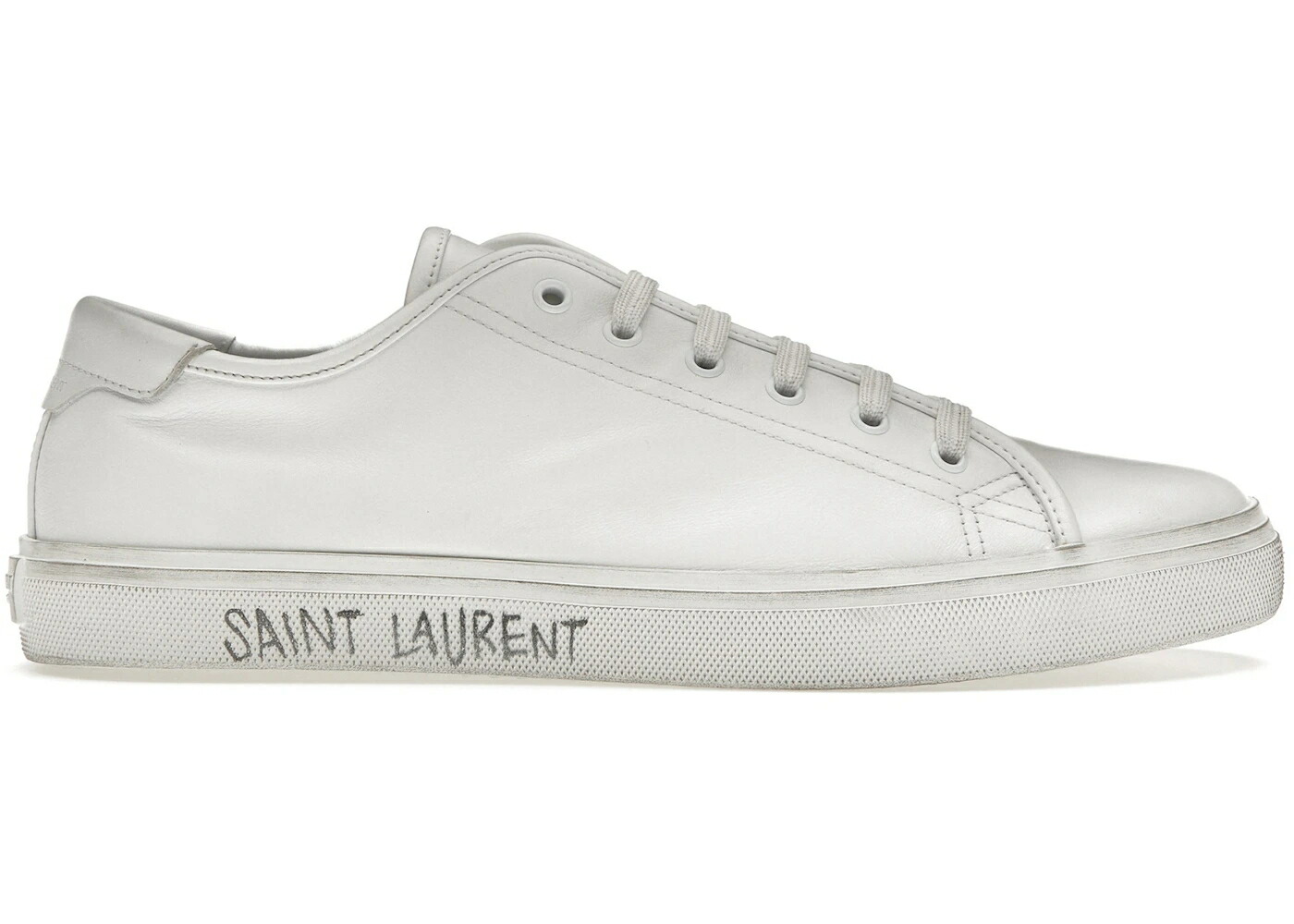 サンローラン マリブ 白いこと 白いこと スニーカー メンズ SAINT LAURENT SAINT LAURENT MALIBU LOW OPTIC WHITE / OPTIC WHITE