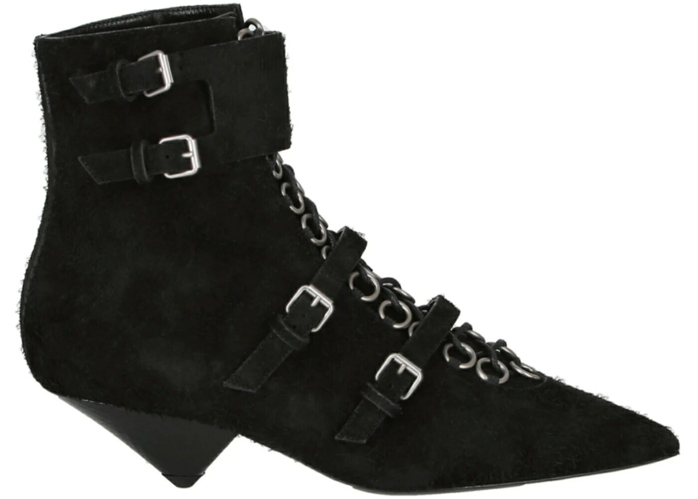 サンローラン スエードクロス スウェード ブーツ 黒いこと 黒いこと WOMEN\u0027S スニーカー レディース SAINT LAURENT SAINT LAURENT BLAZE SUEDE ANKLE BOOTS BLACK (WOMEN\u0027S) /