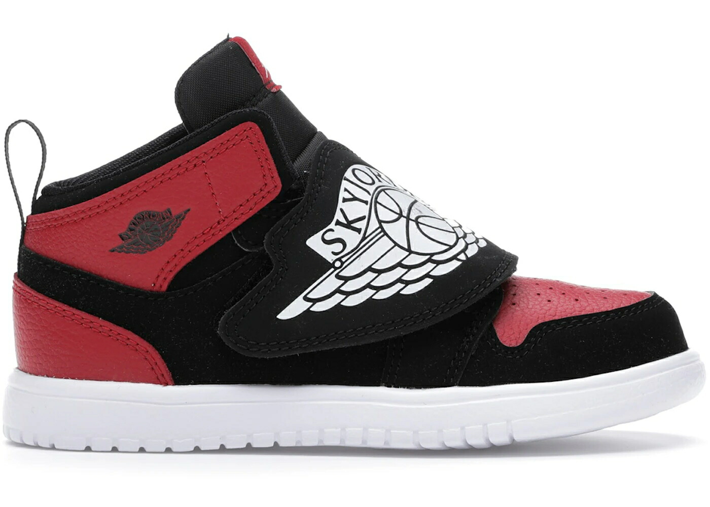 ナイキ ジョーダン スカイ 黒色 ブラック 白色 ホワイト 赤 レッド ジュニア キッズ JORDAN SKY 1 BRED (TD) / BLACK WHITE GYM RED