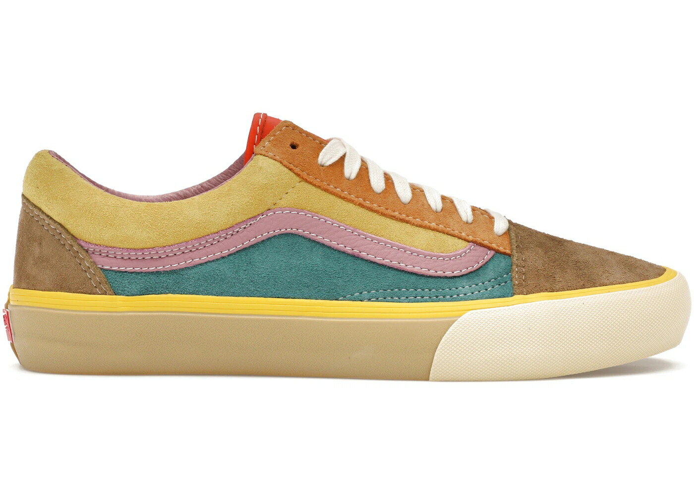ヴァンズ バンズ 橙 オレンジ オールドスクール スニーカー メンズ VANS OLD SKOOL MULTI-COLOR LX PACK / ROSA ORANGE