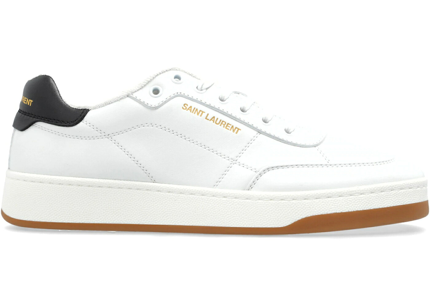 サンローラン 白色 ホワイト 黒色 ブラック スニーカー メンズ SAINT LAURENT SAINT LAURENT SL/61 LOW WHITE OPTIQUE BLACK / WHITE OPTIQUE BLACK
