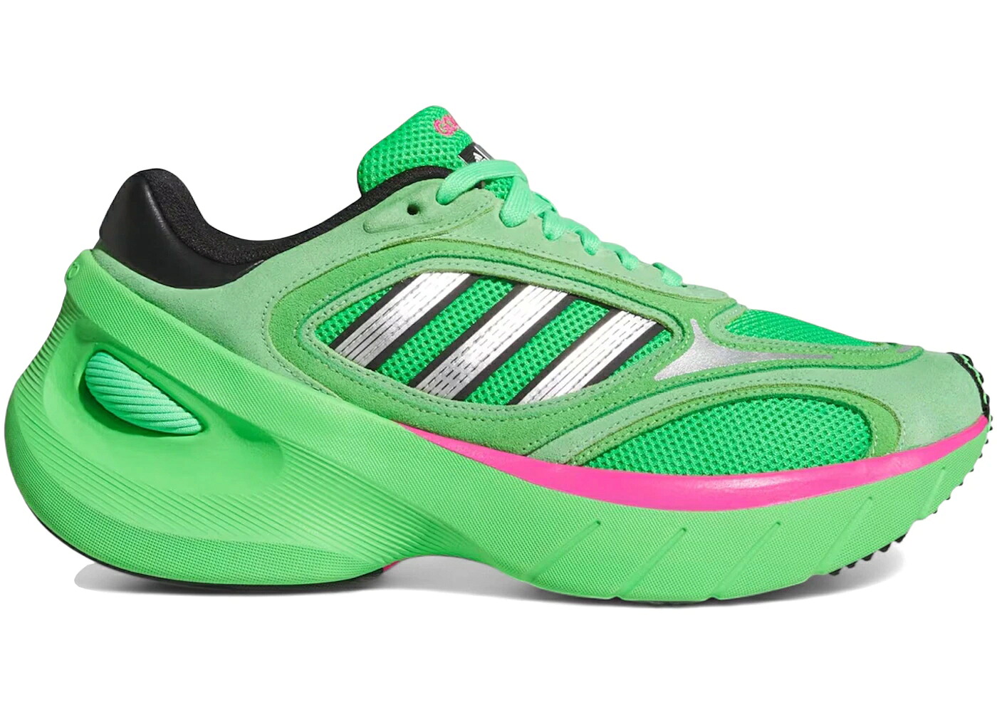 アディダス アディゼロ 菩提樹 緑 緑であること 中核グループ スニーカー メンズ ADIDAS ADIZERO GOUKANA SOLAR LIME SCREAMING GREEN / SOLAR LIME SCREAMING GREEN CORE