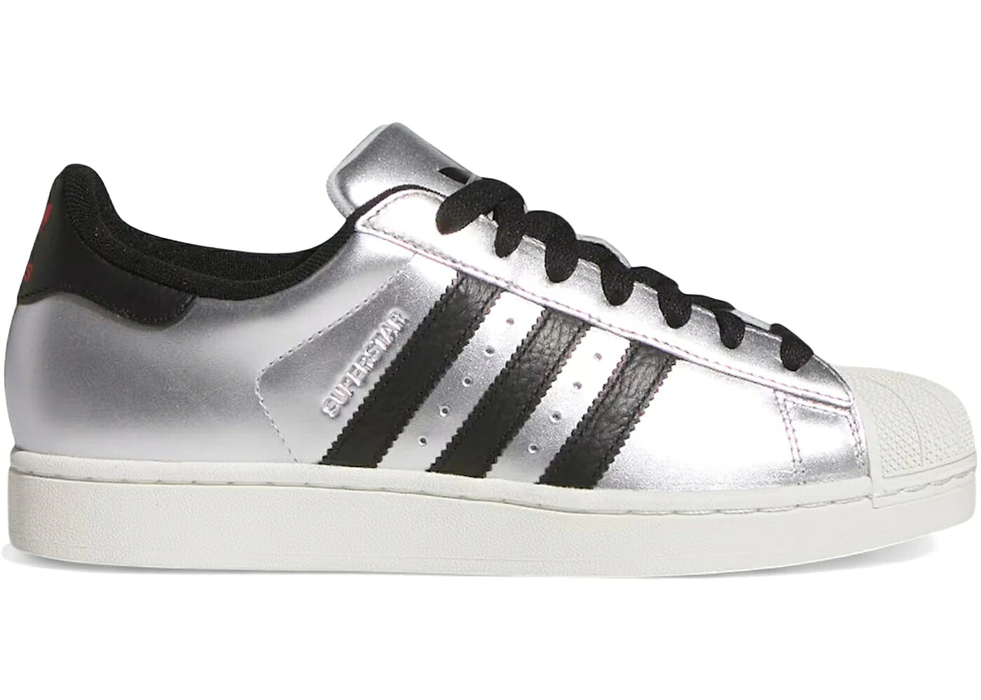 アディダス はやりっ子 しろがね色 しろがね色 黒いこと 黒いこと 中核グループ スニーカー メンズ ADIDAS SUPERSTAR II SILVER METALLIC BLACK / SILVER METALLIC CORE BLACK 靴-メンズ靴