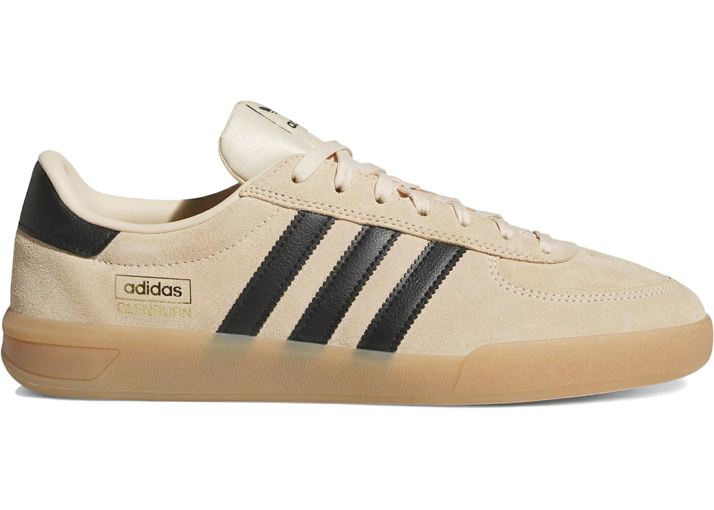 アディダス 砂色 サンド 黒色 ブラック コア スニーカー メンズ ADIDAS GLENBURN SAND STRATA BLACK / SAND STRATA CORE BLACK GUM｜スニケス