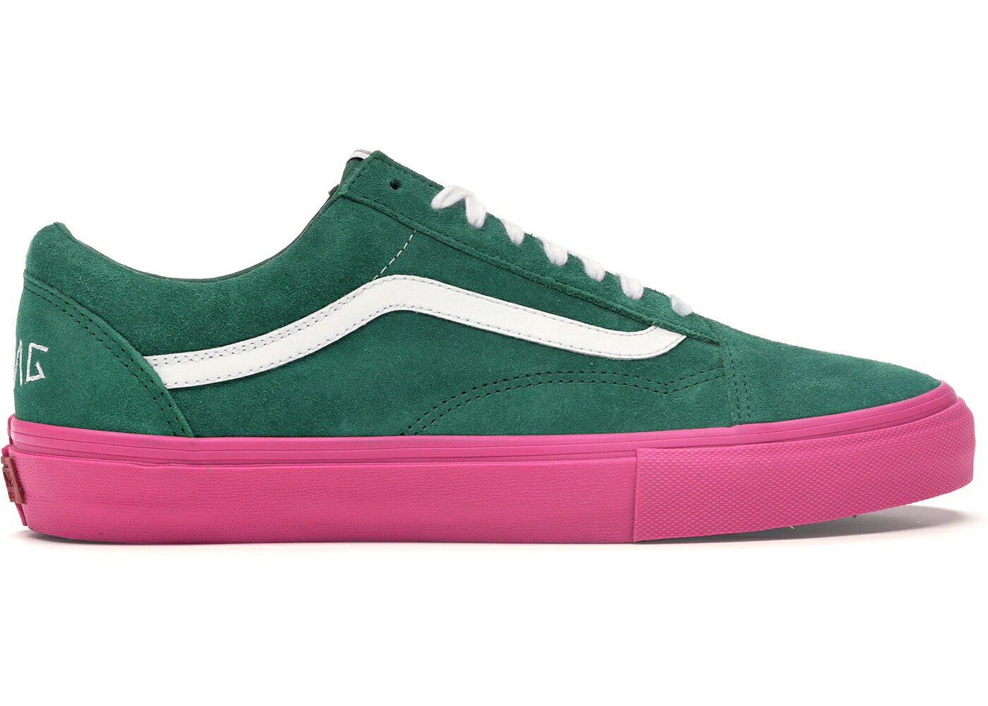 ヴァンズ バンズ プロ ゴルフ 緑 グリーン ピンク オールドスクール スニーカー メンズ VANS OLD SKOOL PRO S GOLF WANG GREEN PINK / GREEN PINK
