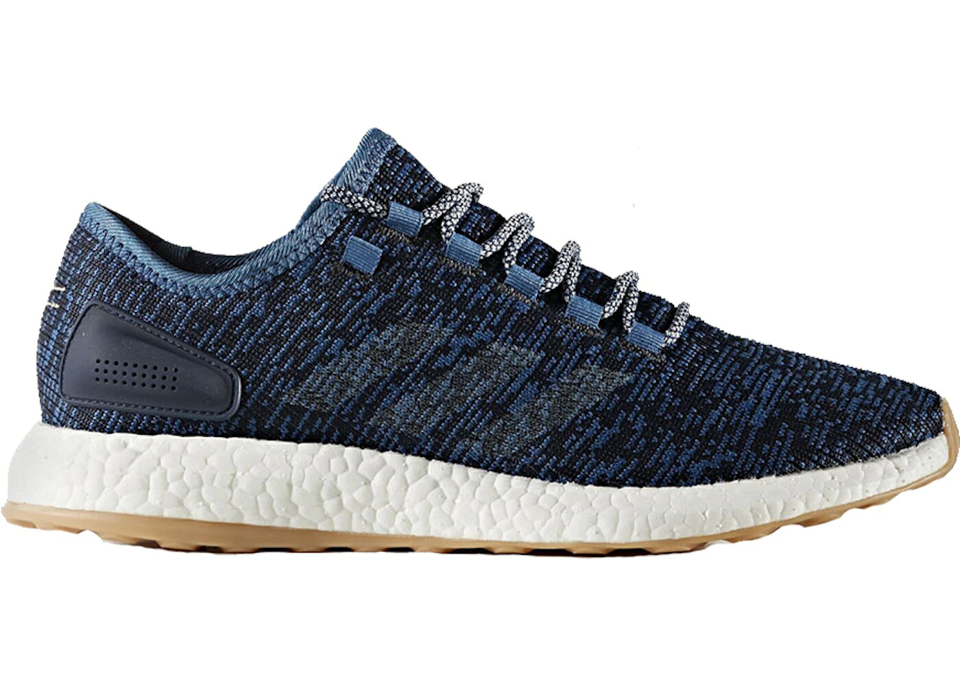 アディダス コア 青色 ブルー ナイト 紺色 ネイビー スニーカー メンズ ADIDAS PUREBOOST 2017 CORE BLUE / CORE BLUE NIGHT NAVY｜スニケス