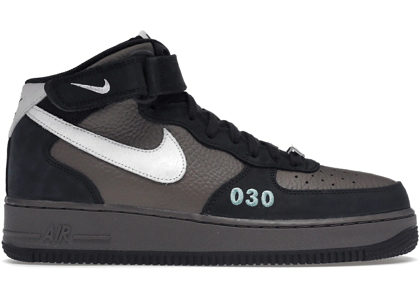 ナイキ ミッド 白いこと 白いこと 空軍 スニーカー メンズ NIKE AIR FORCE 1 MID NH 2 BERLIN / CAVE STONE WHITE OFF NOIR WASHED