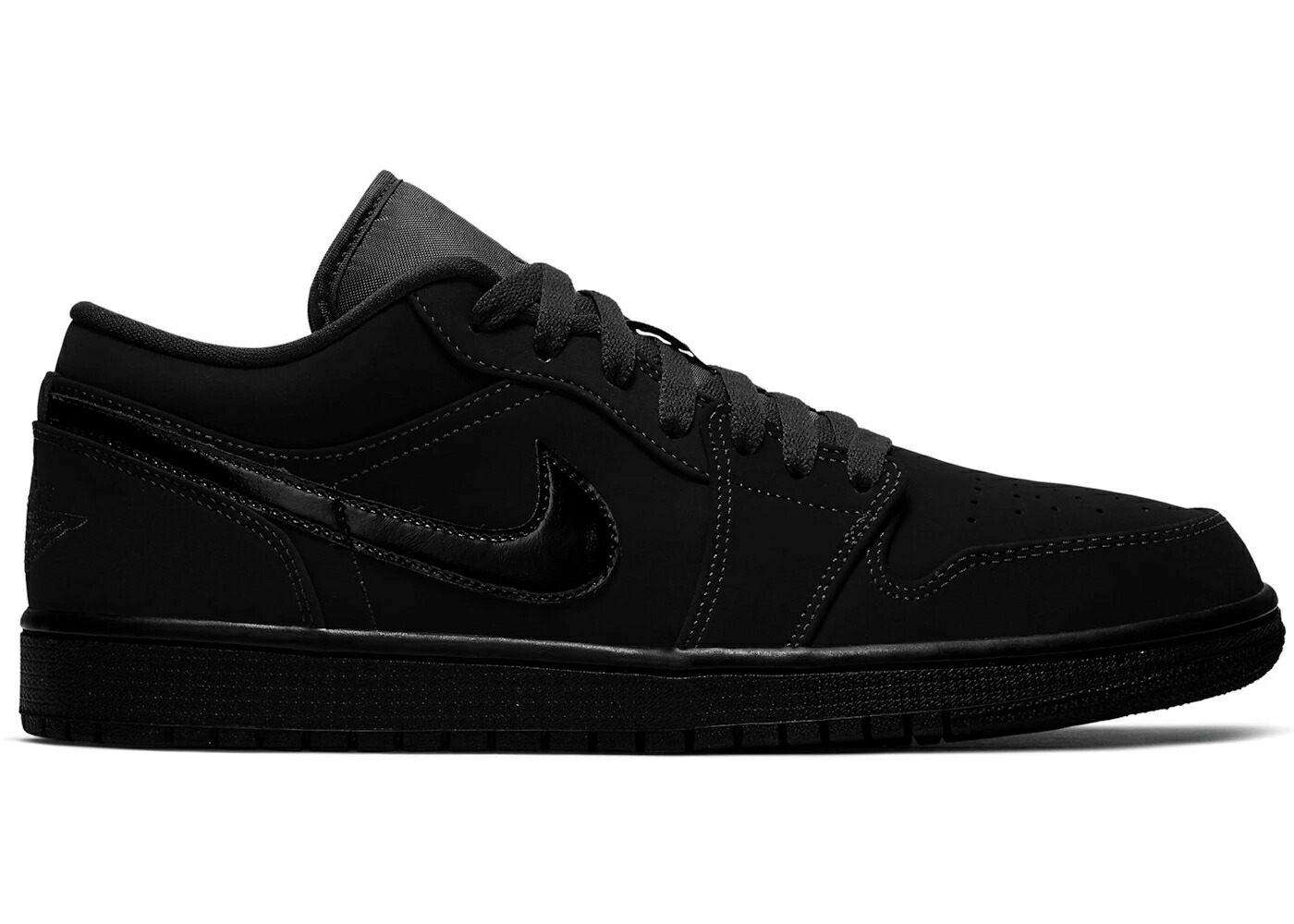 ナイキ ジョーダン 黒いこと 黒いこと スニーカー メンズ JORDAN 1 LOW TRIPLE BLACK (2019) / BLACK BLACK BLACK