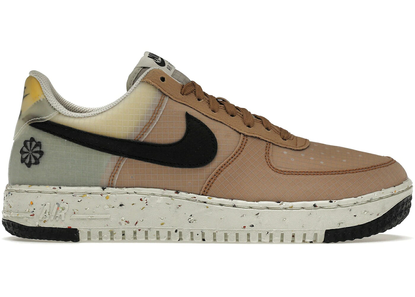 ナイキ 赤銅色 赤銅色 空軍 スニーカー メンズ NIKE AIR FORCE 1 LOW CRATER ARCHAEO BROWN / ARCHAEO BROWN LIGHT BONE VOLT