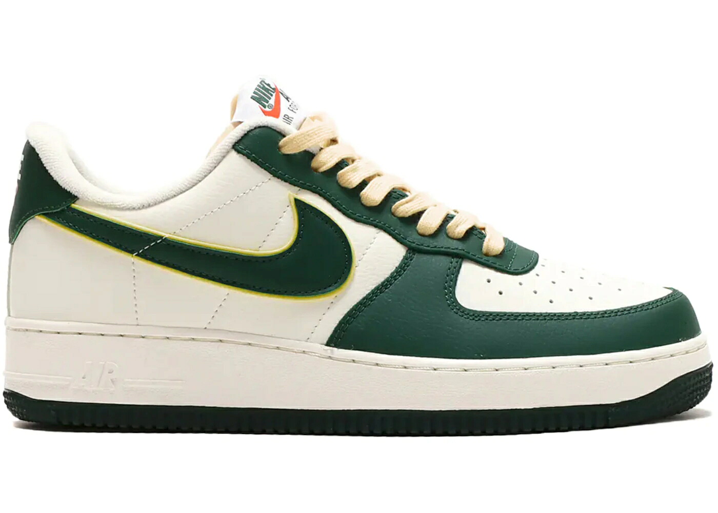 ナイキ 緑 緑であること 黄味がかった 黄色 空軍 スニーカー メンズ NIKE AIR FORCE 1 LOW 07 LV8 NOBLE GREEN SAIL / SAIL NOBLE GREEN OPTI YELLOW
