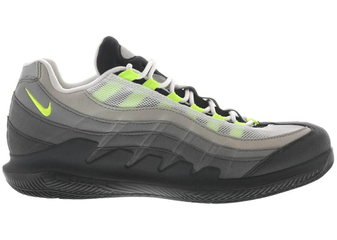 ナイキ コート マックス 黒色 ブラック チーム 橙 オレンジ エアマックス スニーカー メンズ NIKE COURT VAPOR RF AIR MAX 95 GREEDY / BLACK VOLT TEAM ORANGE PHOTO｜スニケス 130,450円