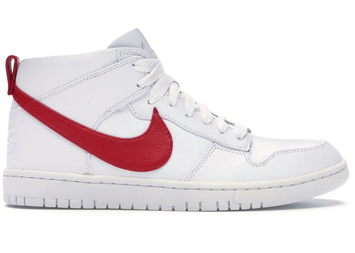 ナイキ ダンク チャッカ 白色 ホワイト 赤 レッド スニーカー メンズ NIKE DUNK LUX CHUKKA RICCARDO TISCI WHITE RED / WHITE DISTANCE RED