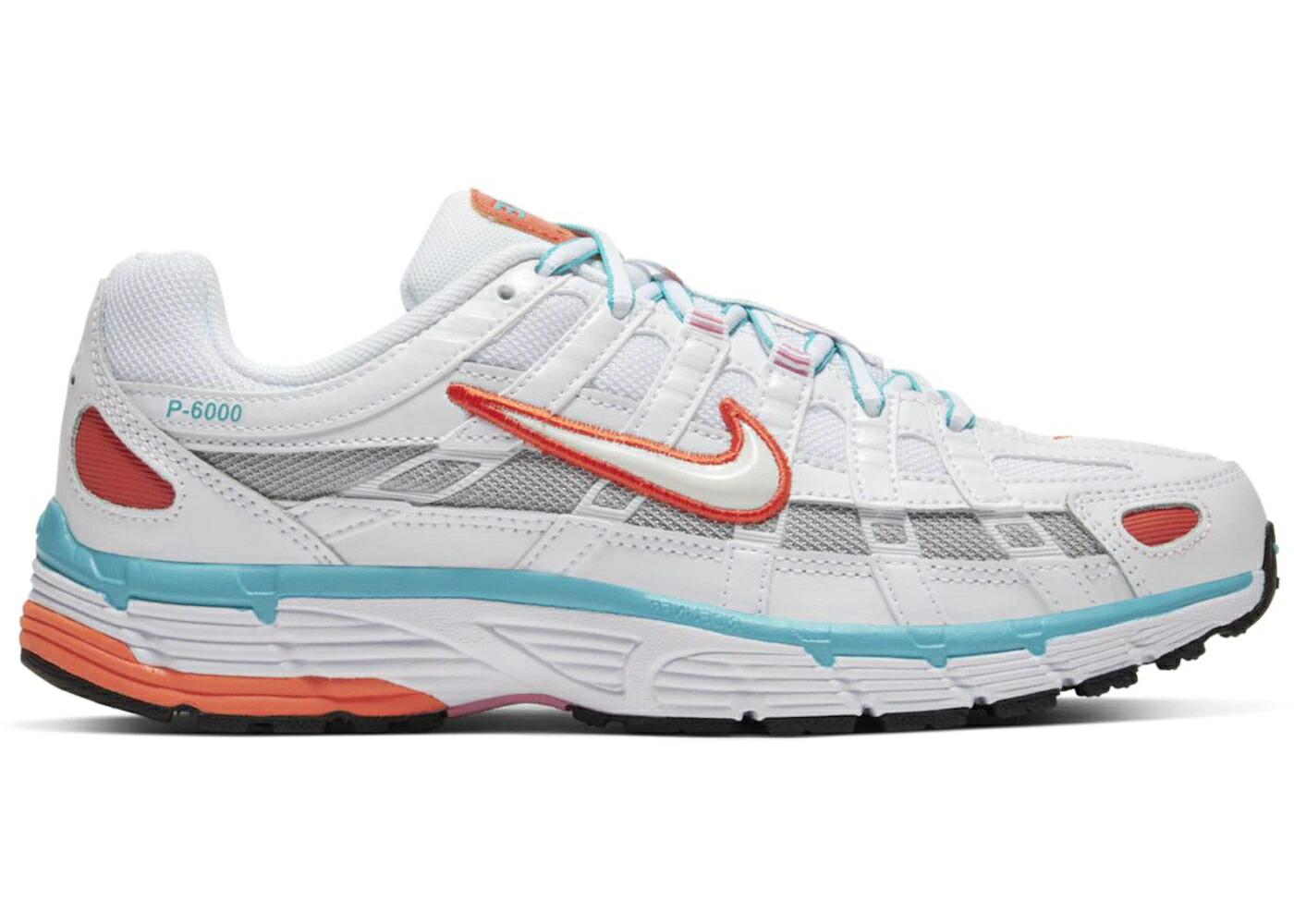 ナイキ 白色 ホワイト アクア マジック WOMEN'S スニーカー レディース NIKE P-6000 WHITE (WOMEN'S) / WHITE ORACLE AQUA MAGIC FLAMINGO