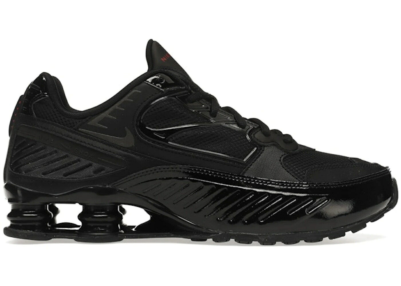 ナイキ ショックス 黒いこと 黒いこと 赤 赤いこと WOMEN\u0027S スニーカー レディース NIKE SHOX ENIGMA BLACK (WOMEN\u0027S) / BLACK BLACK GYM RED