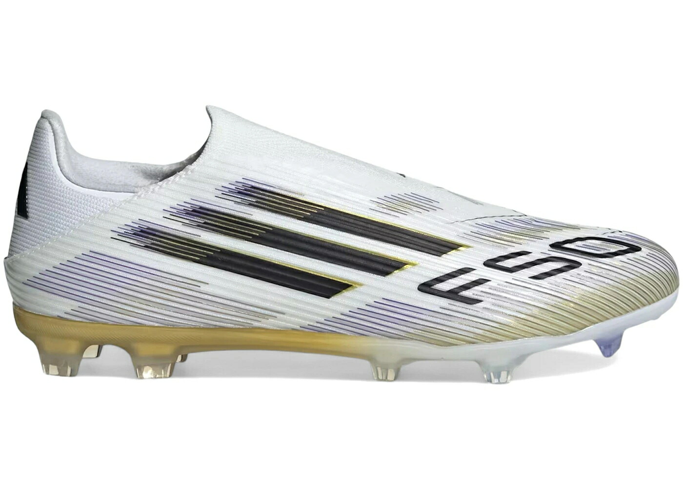 アディダス 白色 ホワイト コア 黒色 ブラック ゴールド スニーカー メンズ ADIDAS F50 LEAGUE LACELESS FG/MG ROAD TO GLORY PACK / CLOUD WHITE CORE BLACK GOLD