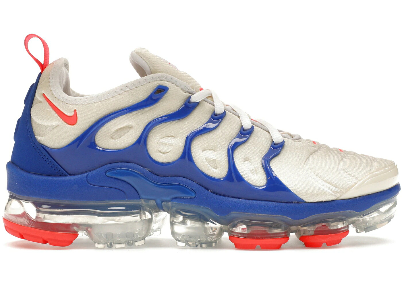 ナイキ 白色 ホワイト エアヴェイパーマックス スニーカー メンズ NIKE AIR VAPORMAX PLUS COCONUT MILK HYPER ROYAL / COCONUT MILK HYPER ROYAL WHITE