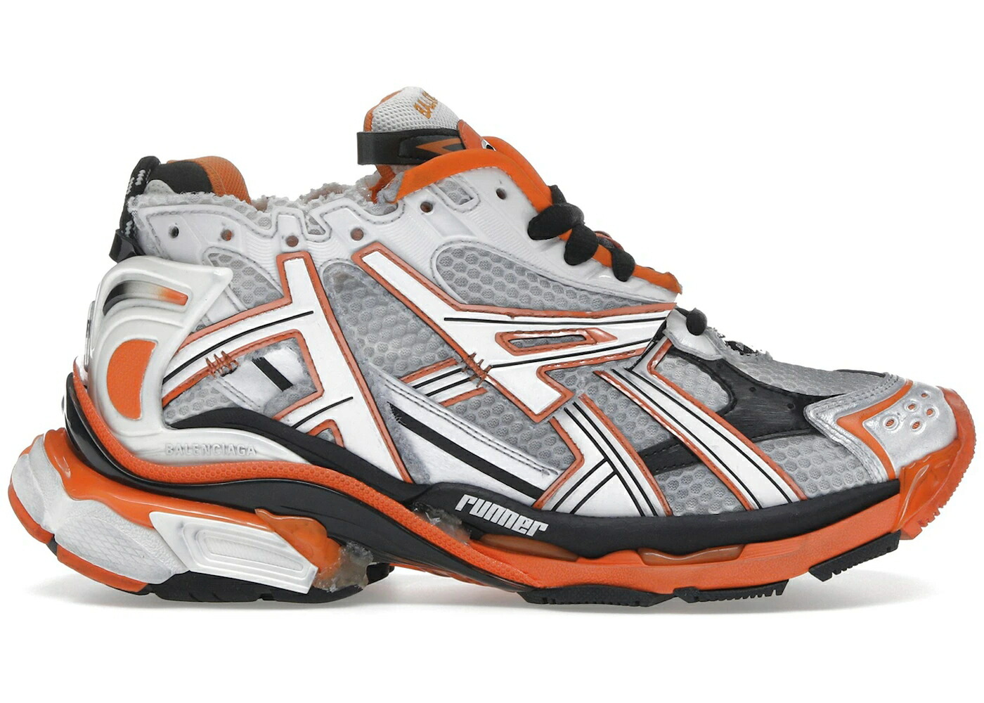 バレンシアガ 橙 オレンジ色 白いこと 白いこと 黒いこと 黒いこと WOMEN\u0027S スニーカー レディース BALENCIAGA RUNNER ORANGE (WOMEN\u0027S) / WHITE BLACK ORANGE