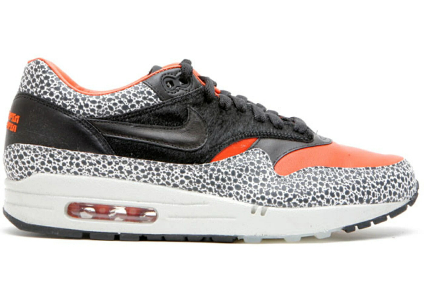 ナイキ マックス 橙 オレンジ色 黒いこと 黒いこと エア湖マックス スニーカー メンズ NIKE AIR MAX 1 KEEP RIPPING STOP SLIPPIN / SAFETY ORANGE BLACK