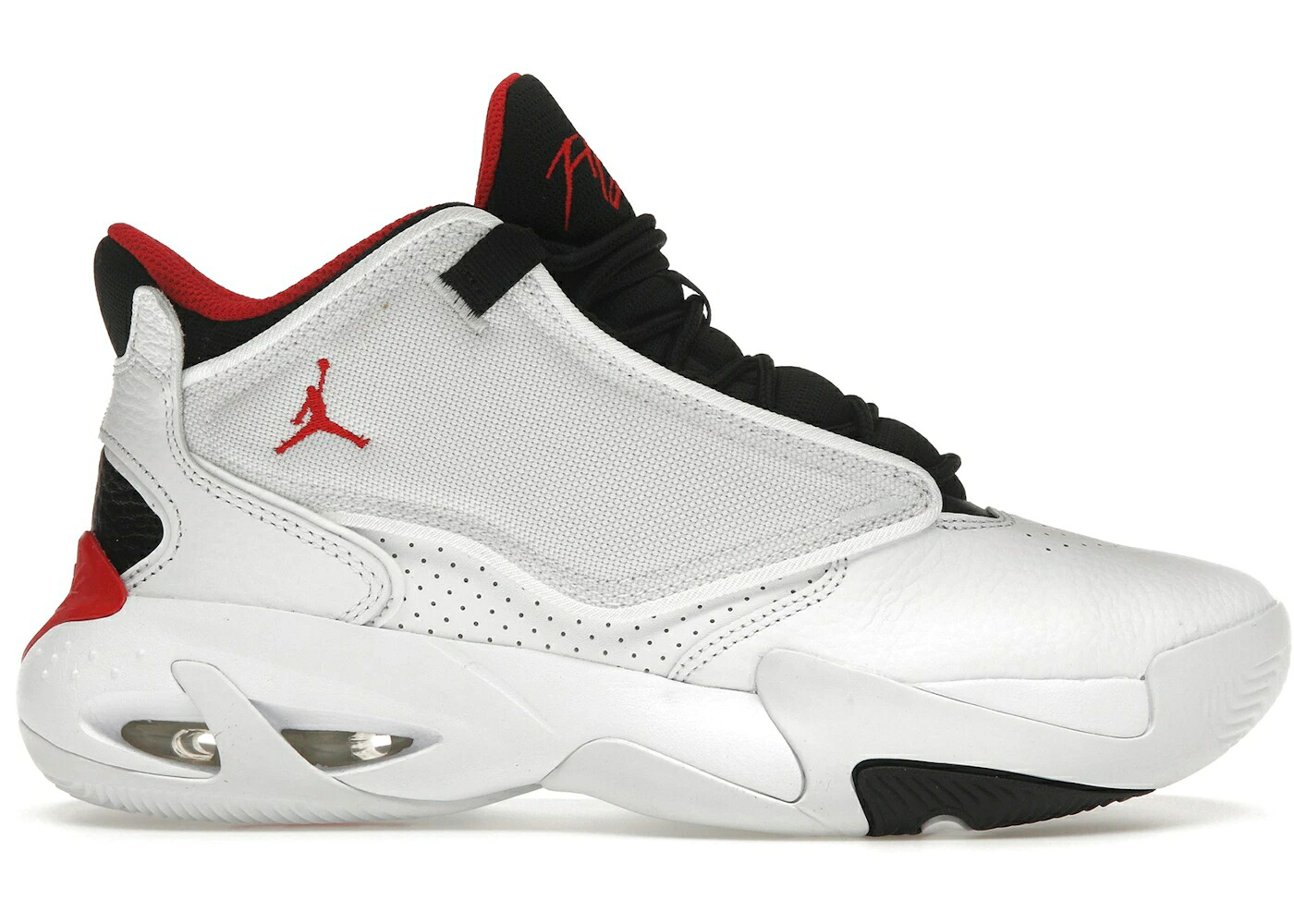 ナイキ ジョーダン マックス 佇まい 白いこと 白いこと 黒いこと 黒いこと 赤 赤いこと スニーカー メンズ JORDAN MAX AURA 4 WHITE BLACK UNIVERSITY RED / WHITE BLACK UNIVERSITY RED