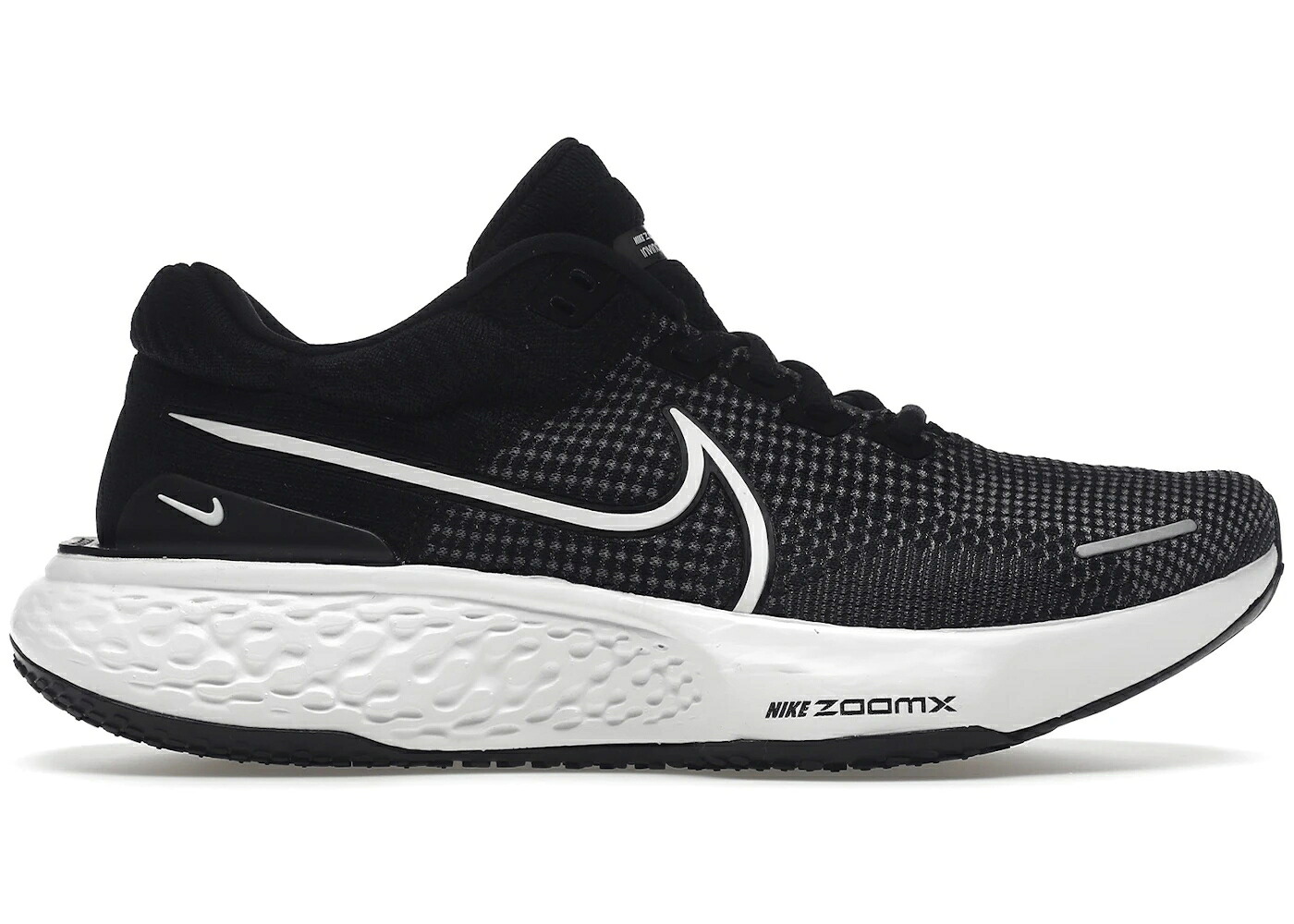 ナイキ 幽客 飛球編み物 黒いこと 黒いこと 白いこと 白いこと スニーカー メンズ NIKE ZOOMX INVINCIBLE RUN FLYKNIT 2 BLACK WHITE / BLACK SUMMIT WHITE SUMMIT WHITE