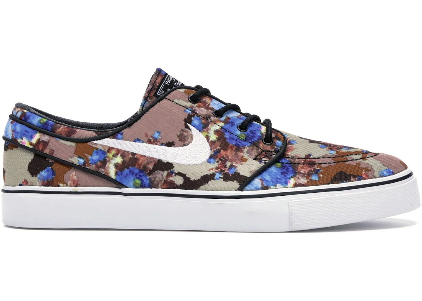 ナイキ エスビー 望遠レンズ 青碧 青碧 黒いこと 黒いこと スニーカー メンズ NIKE SB STEFAN JANOSKI ZOOM DIGI FLORAL BLUE / MULTI COLOR BLACK PHOTO BLUE