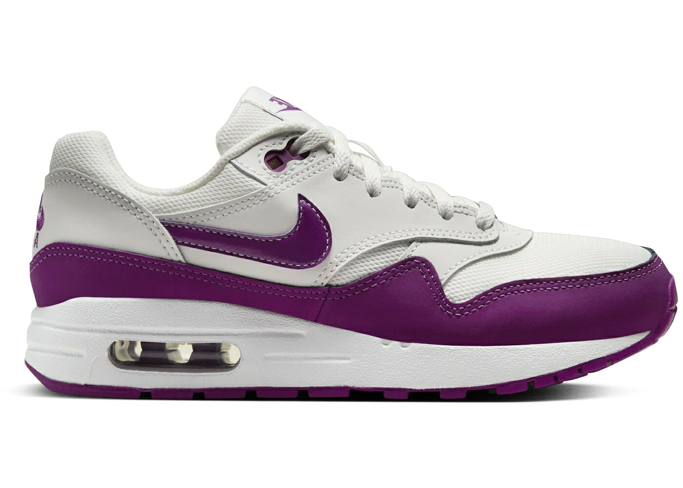 ナイキ マックス 白色 ホワイト エアマックス ジュニア キッズ NIKE AIR MAX 1 SUMMIT WHITE VIOTECH (GS) / SUMMIT WHITE WHITE VIOTECH ベビー マタニティ スニーカー｜スニケス