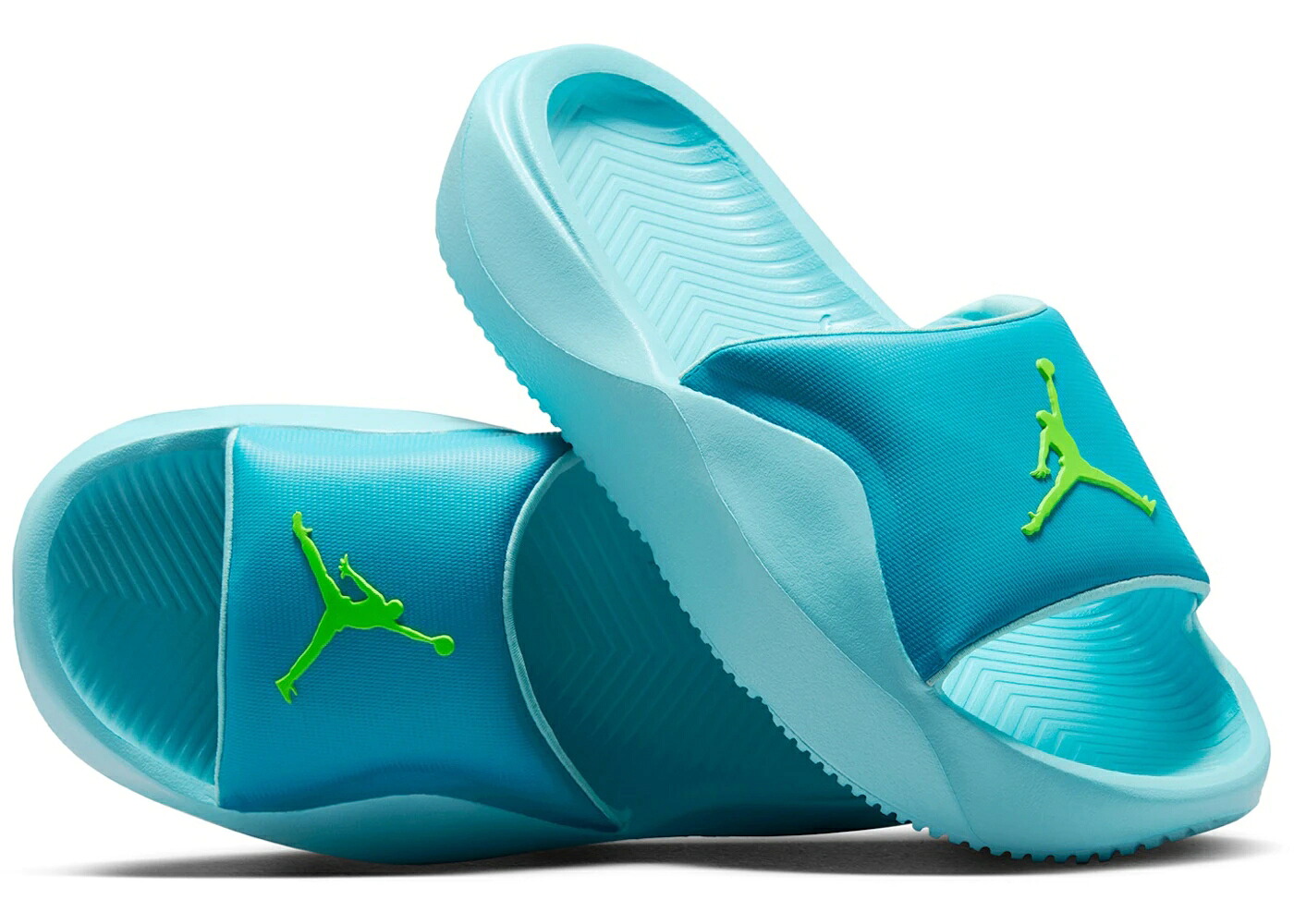 ナイキ ジョーダン フランチャイズ サンダル 青味 青み 緑 緑であること 御坊っちゃん キッズ JORDAN FRANCHISE SLIDE CHLORINE BLUE COPA ELECTRIC GREEN (GS) / CHLORINE BLUE COPA ELECTRIC もの言う花 マタニティ スニー