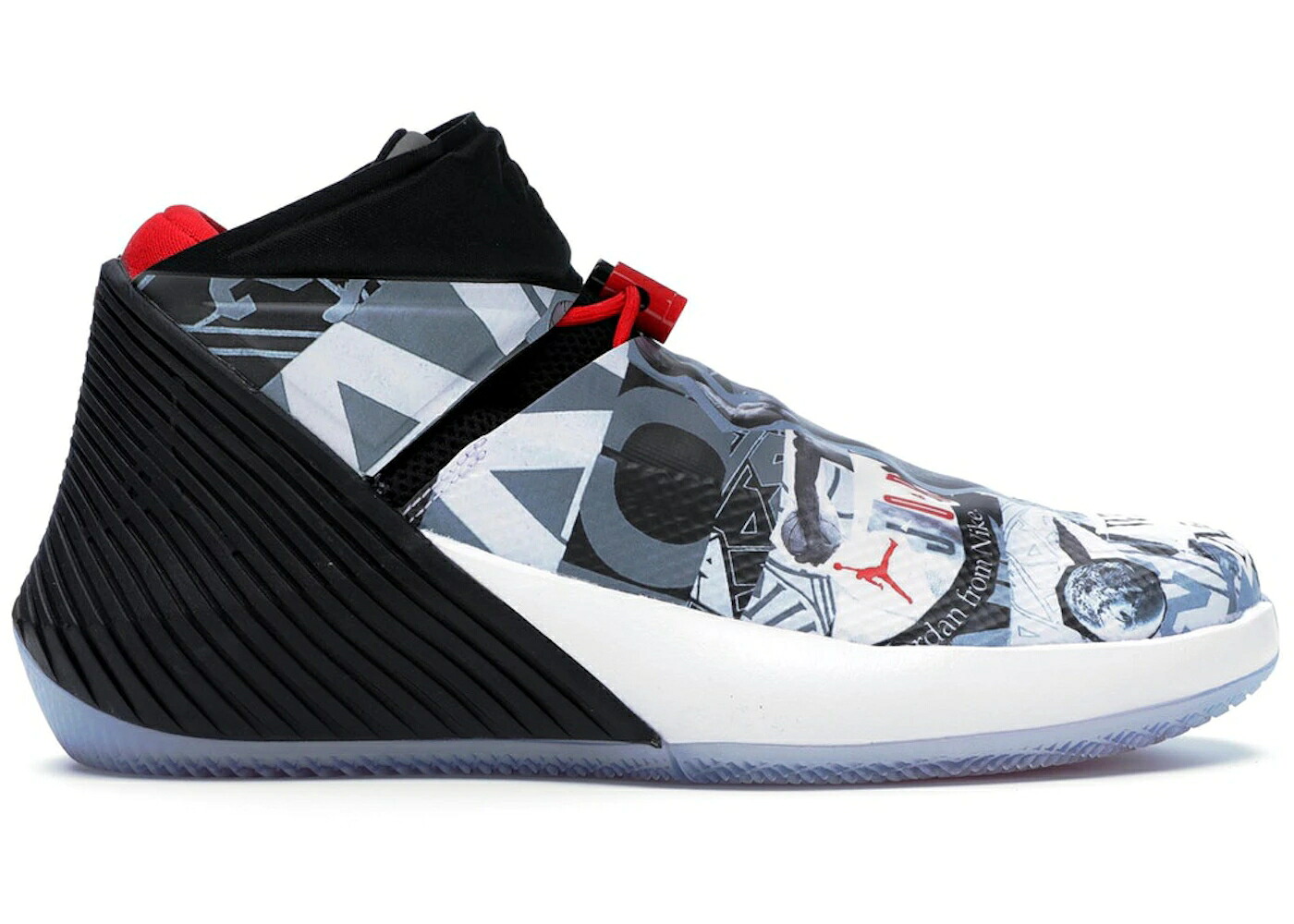 ナイキ ジョーダン 白いこと 白いこと 黒いこと 黒いこと 赤 赤いこと ZER0.1 スニーカー メンズ JORDAN WHY NOT MIRROR IMAGE / WHITE BLACK UNIVERSITY RED