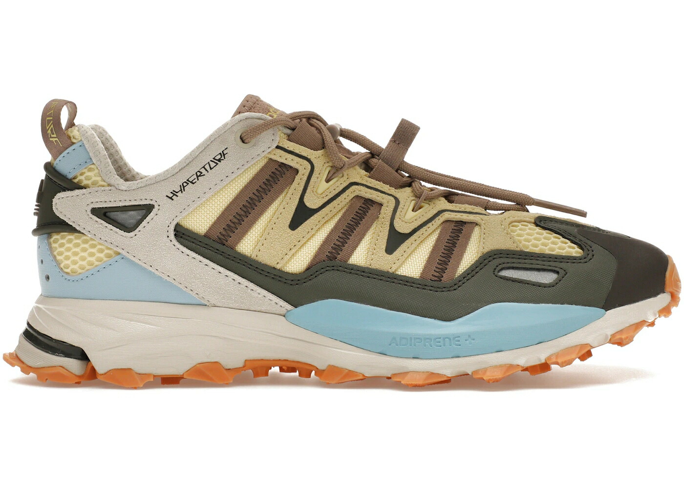アディダス 黄味がかった 黄色 青味 青み 影ぼうし 影ぼうし スニーカー メンズ ADIDAS HYPERTURF ALMOST YELLOW CLEAR BLUE / ALMOST YELLOW CLEAR BLUE SHADOW