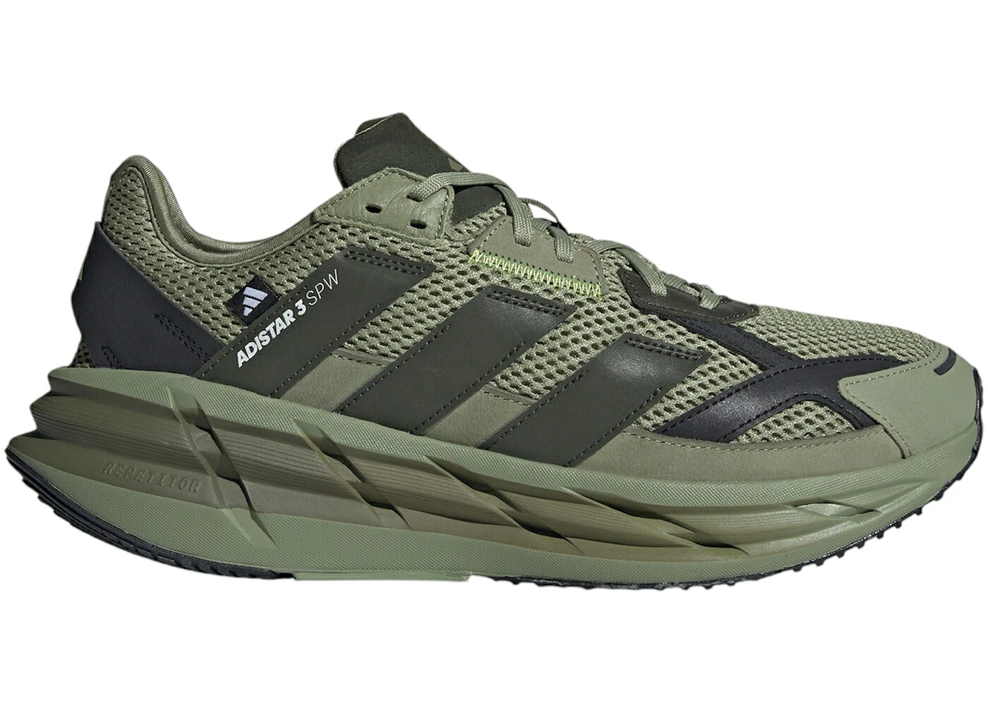 アディダス 緑 グリーン ナイト カーゴ コア 黒色 ブラック スニーカー メンズ ADIDAS ADISTAR 3 SPORTSWEAR TENT GREEN NIGHT CARGO CORE BLACK / TENT GREEN NIGHT CARGO CORE
