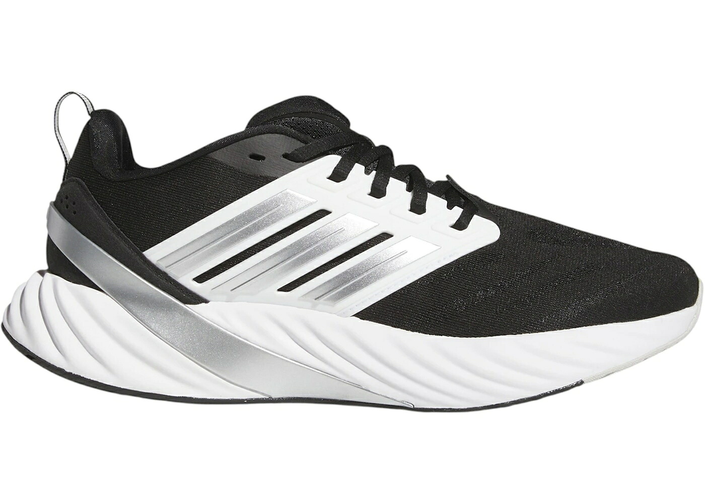 アディダス アディピュア グライド 黒色 ブラック 銀色 シルバー 白色 ホワイト コア スニーカー メンズ ADIDAS ADIPURE GLIDE BLACK SILVER METALLIC WHITE / CORE BLACK SILVER METALLIC CLOUD