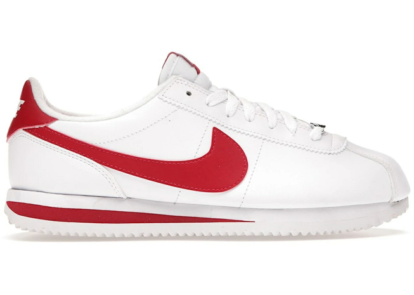 ナイキ コルテッツ 白色 ホワイト 赤 レッド スニーカー メンズ NIKE CORTEZ BASIC WHITE GYM RED / WHITE GYM RED