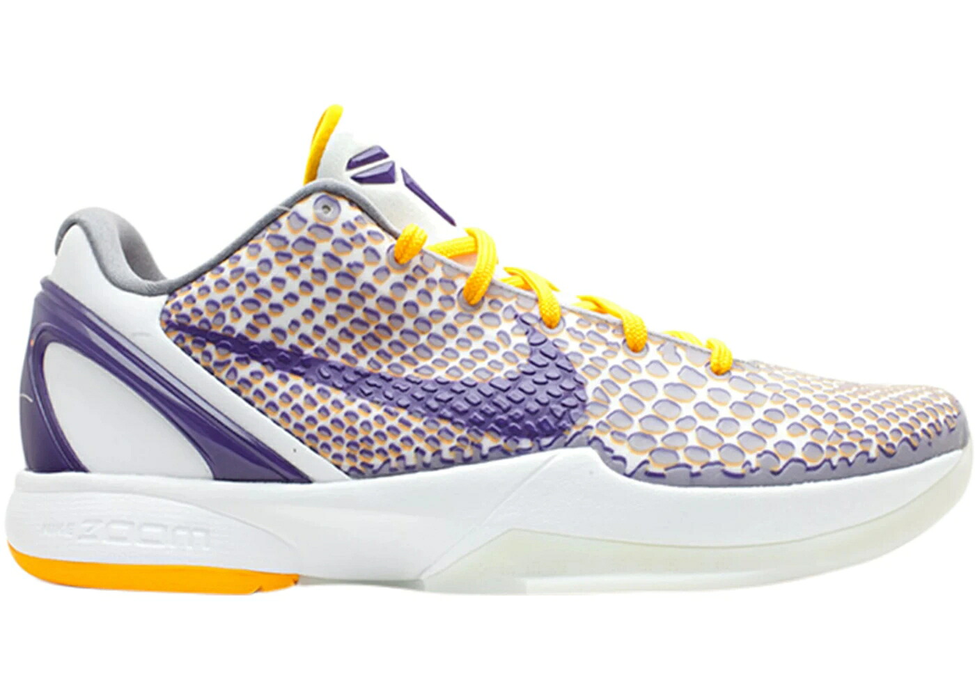 ナイキ 望遠レンズ コービー レイカーズ 白いこと 白いこと 野球クラブ 紫 パープル スニーカー メンズ NIKE ZOOM KOBE VI 3D LAKERS / WHITE CLUB PURPLE DEL SOL