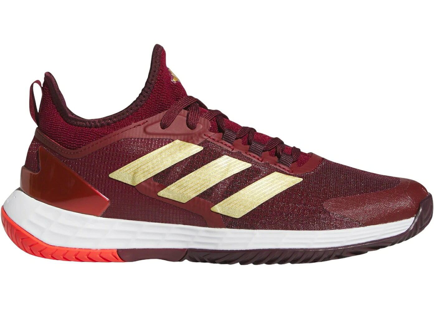 アディダス アディゼロ 野球クラブ ぶどう酒色 バーガンディー ゴールド マルーン 4.1 スニーカー メンズ ADIDAS ADIZERO UBERSONIC TEAM COLLEGIATE BURGUNDY GOLD METALLIC MAROON / TEAM COLL BURGUNDY 2 GOLD