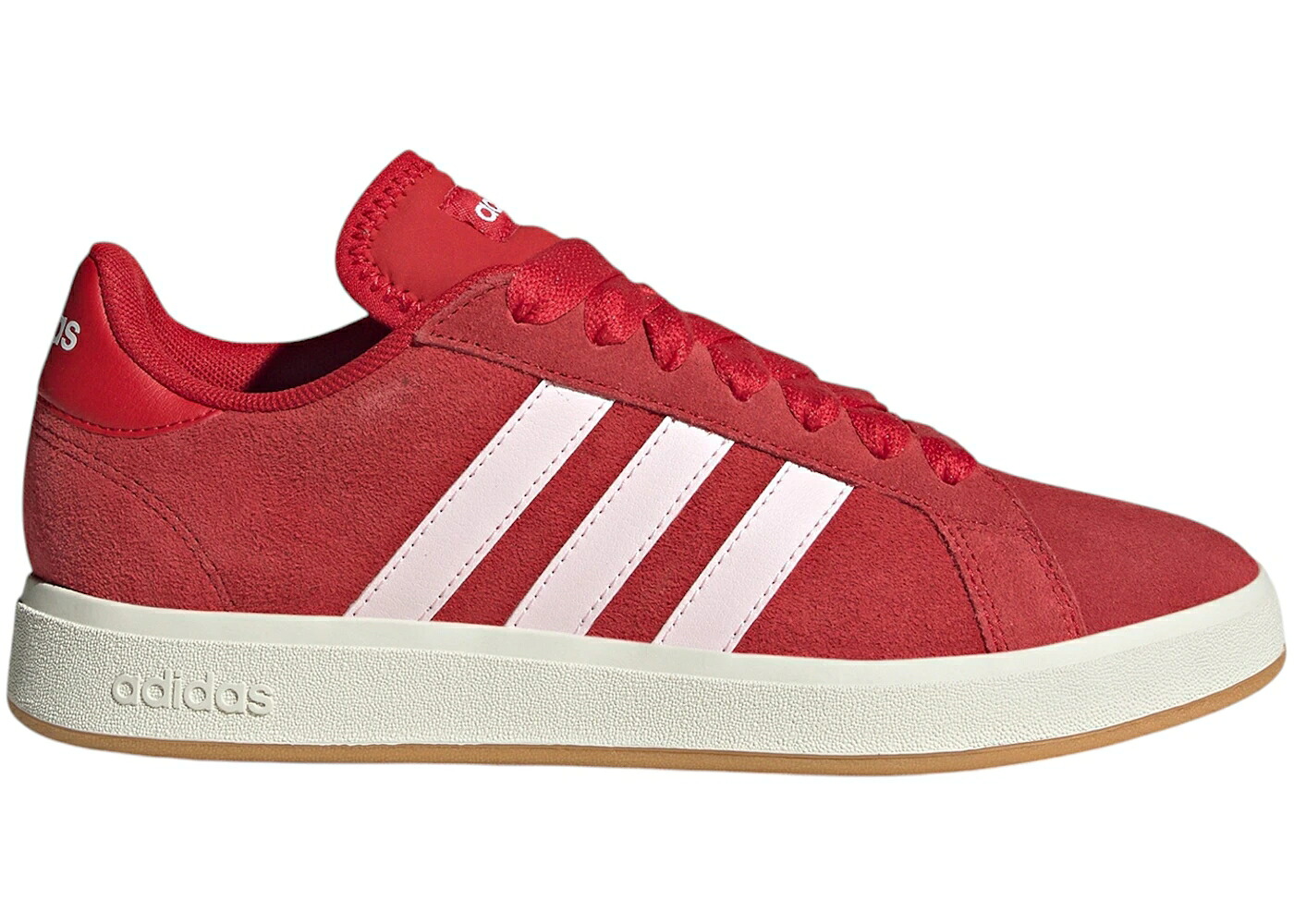 アディダス 地べた 厚地の外套 サクラ色 白いこと 白いこと WOMEN\u0027S スニーカー レディース ADIDAS GRAND COURT BASE 00S BETTER SCARLET CLEAR PINK OFF WHITE (WOMEN\u0027S) / BETTER SCARLET CLEAR PINK OFF