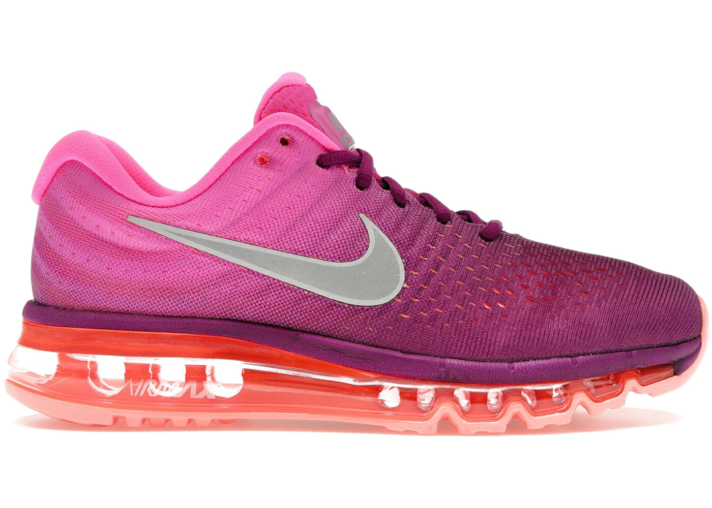 ナイキ マックス ファイア ピンク 白色 ホワイト エアマックス WOMEN'S スニーカー レディース NIKE AIR MAX 2017 BRIGHT GRAPE FIRE PINK (WOMEN'S) / BRIGHT GRAPE WHITE FIRE PINK