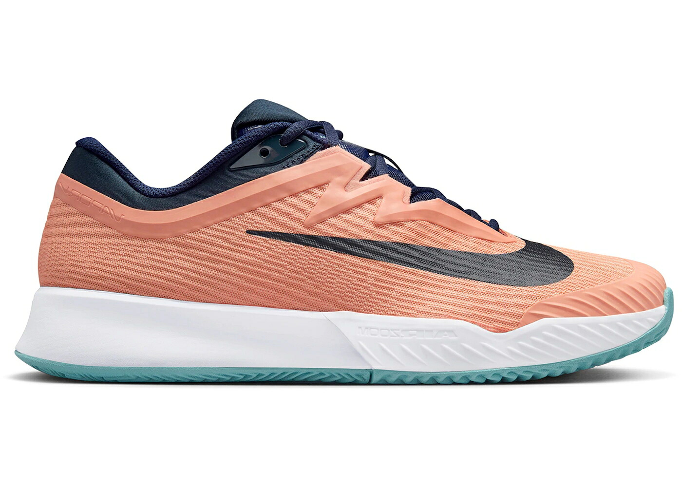 ナイキ プロ 白色 ホワイト デニム スニーカー メンズ NIKE VAPOR PRO 3 CLAY APRICOT AGATE WHITE DENIM TURQUOISE OBSIDIAN / APRICOT AGATE WHITE DENIM
