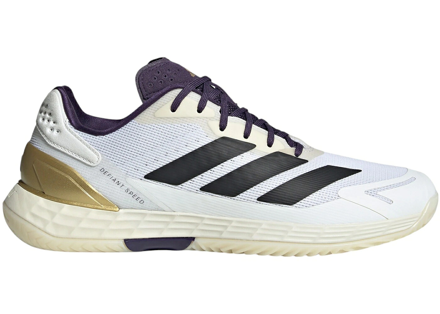 アディダス スピード 白色 ホワイト コア 黒色 ブラック スニーカー メンズ ADIDAS DEFIANT SPEED 2 CLOUD WHITE CORE BLACK AURORA PLUM / CLOUD WHITE CORE BLACK AURORA