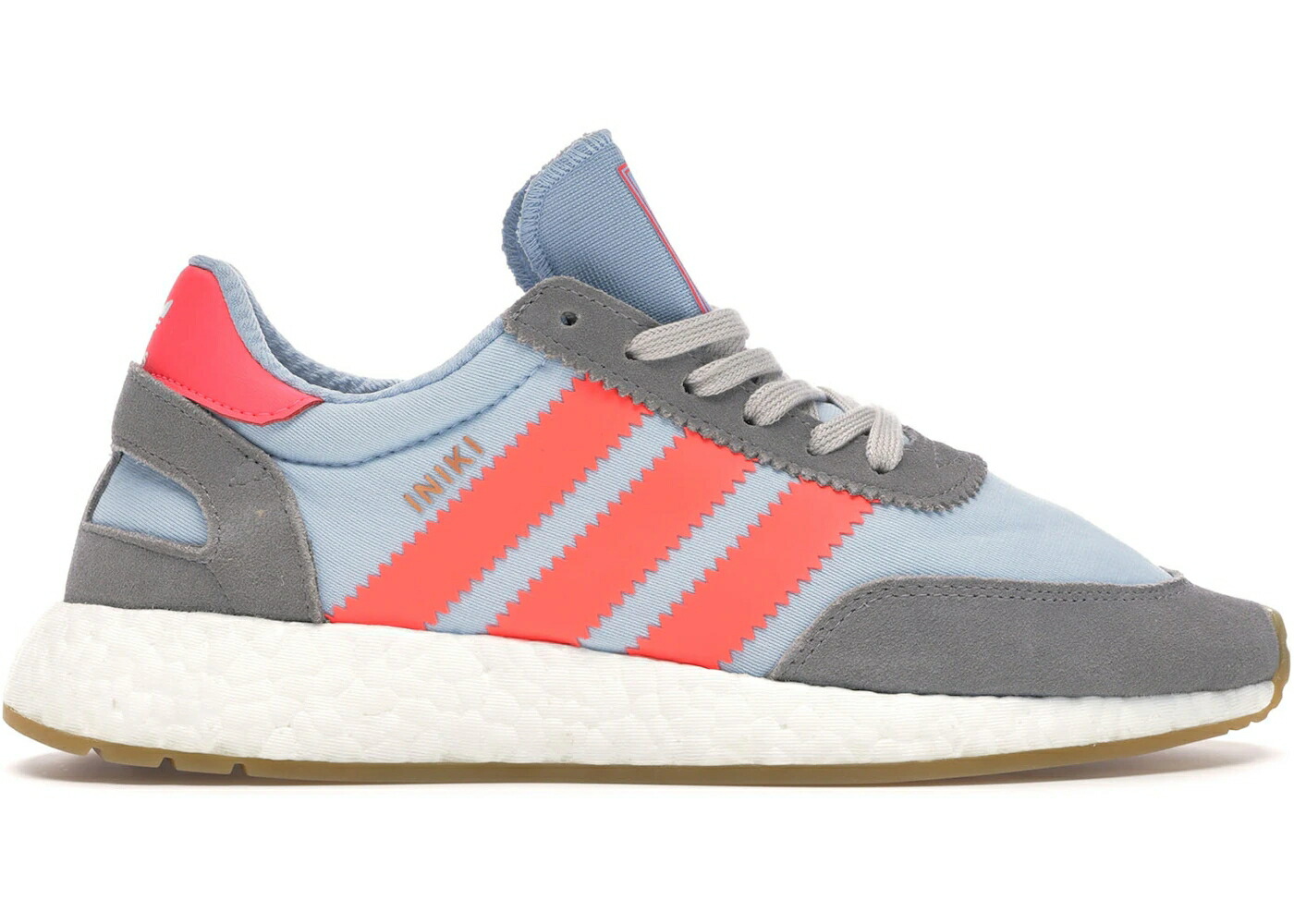 アディダス 灰色 グレー ターボ ソリッド 赤 レッド スニーカー メンズ ADIDAS INIKI RUNNER GREY TURBO GUM / CHALK SOLID GREY TURBO RED GUM