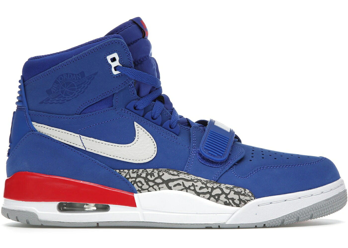 ナイキ ジョーダン レガシー ピストンズ 青色 ブルー 白色 ホワイト 赤 レッド スニーカー メンズ JORDAN LEGACY 312 PISTONS / BRIGHT BLUE WHITE UNIVERSITY RED