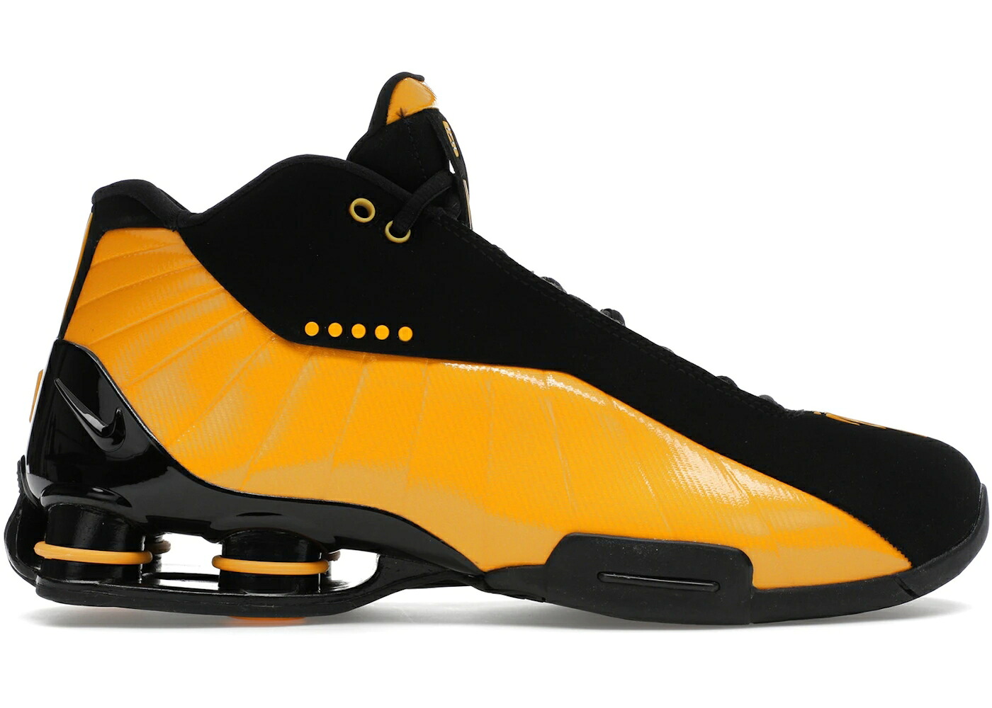 ナイキ ショックス 黒いこと 黒いこと ゴールド スニーカー メンズ NIKE SHOX BB4 BLACK UNIVERSITY GOLD / BLACK UNIVERSITY GOLD