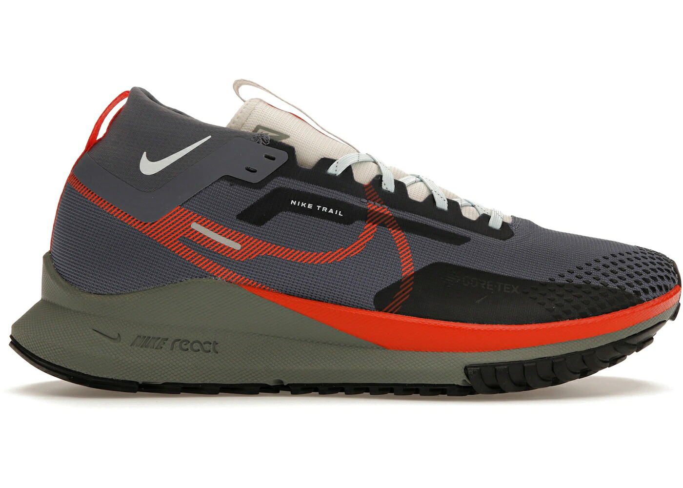 ナイキ リアクト ペガサス ゴアテックス 炭素 スニーカー メンズ NIKE REACT PEGASUS TRAIL 4 GORE-TEX LIGHT CARBON COSMIC CLAY / LIGHT CARBON DARK STUCCO LIGHT