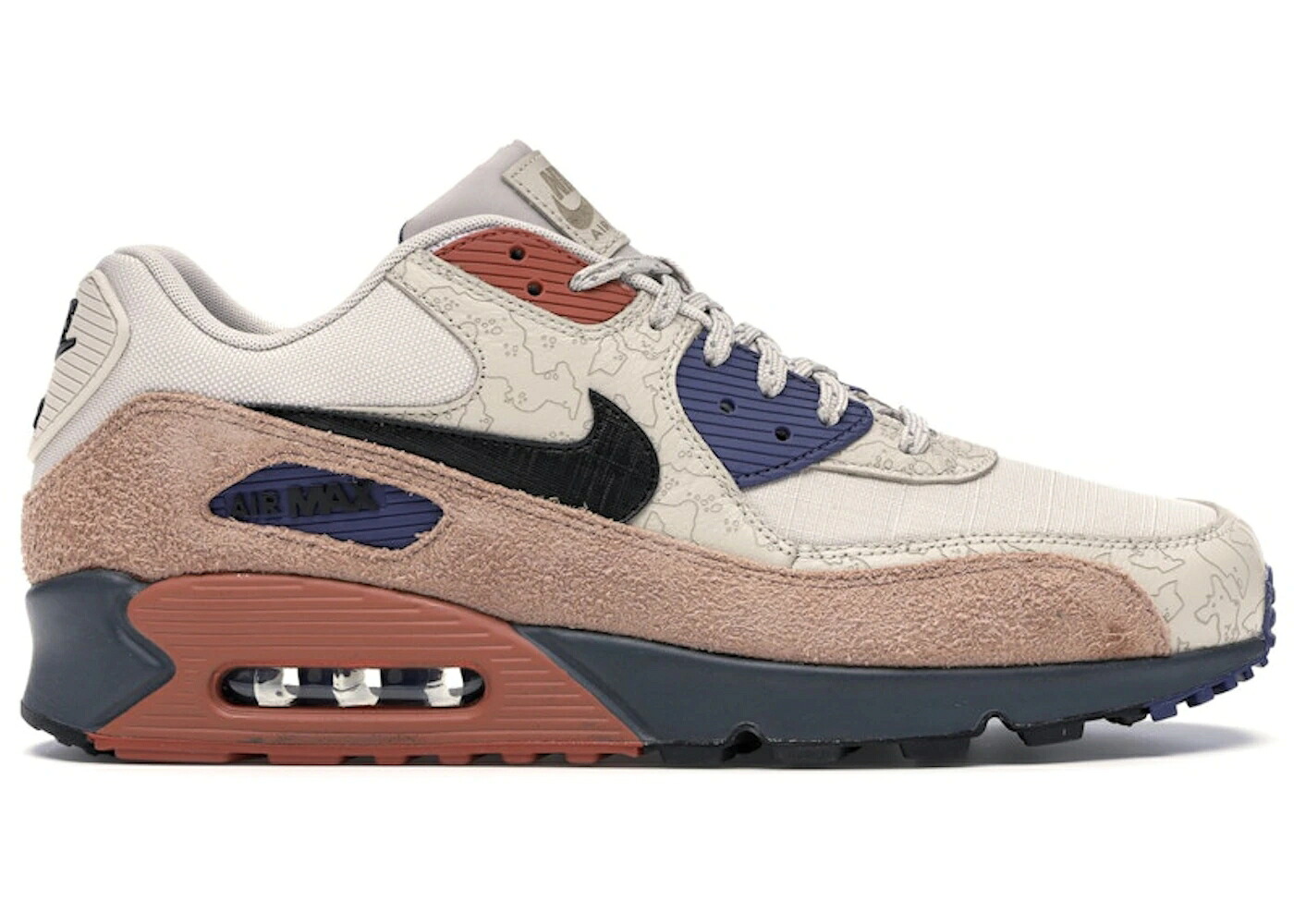ナイキ マックス 砂色 真砂 黒いこと 黒いこと エア湖マックス スニーカー メンズ NIKE AIR MAX 90 CAMOWABB / DESERT SAND BLACK