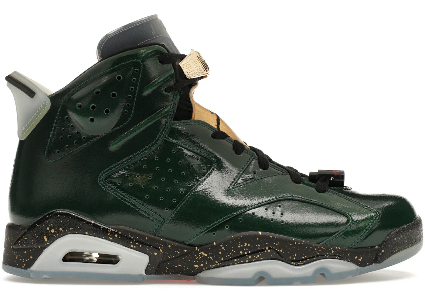ナイキ ジョーダン ピュア 緑 グリーン ゴールド スニーカー メンズ JORDAN 6 RETRO CHAMPAGNE / PURE GREEN METALLIC GOLD 89,045円