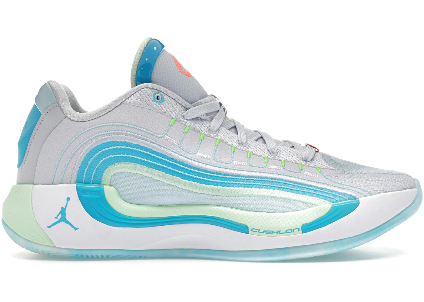 ナイキ ジョーダン レーザー 青色 ブルー 灰色 グレー 緑 グリーン スニーカー メンズ JORDAN LUKA 4 LASER BLUE / FOOTBALL GREY COPA VAPOR GREEN|スニケス
