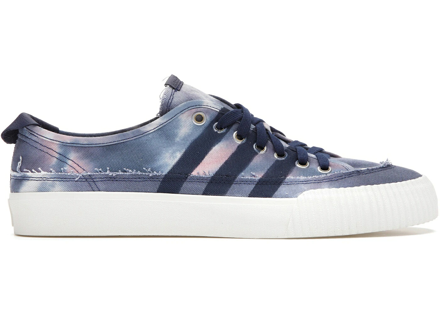 アディダス 藍色 インディゴ タイ スニーカー メンズ ADIDAS NIZZA LOW CONSORTIUM DONALD GLOVER TIE-DYE / INDIGO TIE DYE
