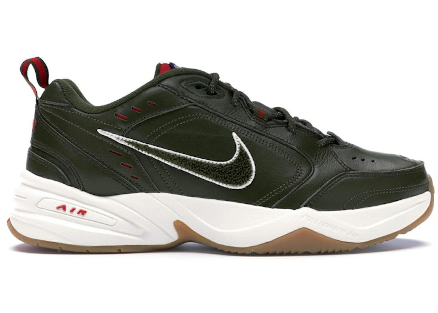 ナイキ モナーク 緑 グリーン チーム ゴールド ディープ スニーカー メンズ NIKE AIR MONARCH IV WEEKEND CAMPOUT / LEGION GREEN TEAM GOLD DEEP