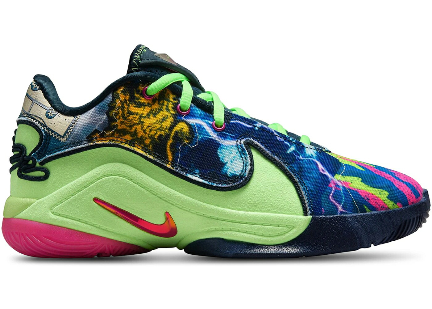 ナイキ レブロン 緑 グリーン BRYCE'S ジュニア キッズ NIKE LEBRON 22 WORLD (GS) / BLUSTERY FIREBERRY GHOST GREEN ベビー マタニティ スニーカー
