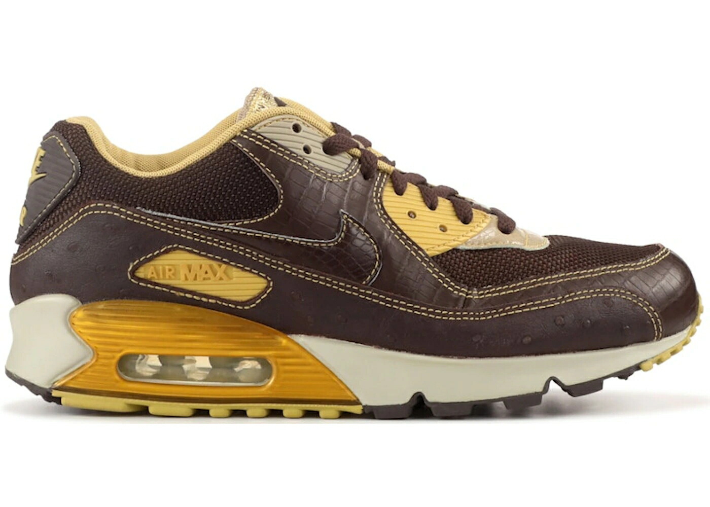ナイキ マックス デラックス ハフ 茶色 ブラウン エアマックス スニーカー メンズ NIKE AIR MAX 90 DELUXE HUF / BAROQUE BROWN BAROQUE BROWN