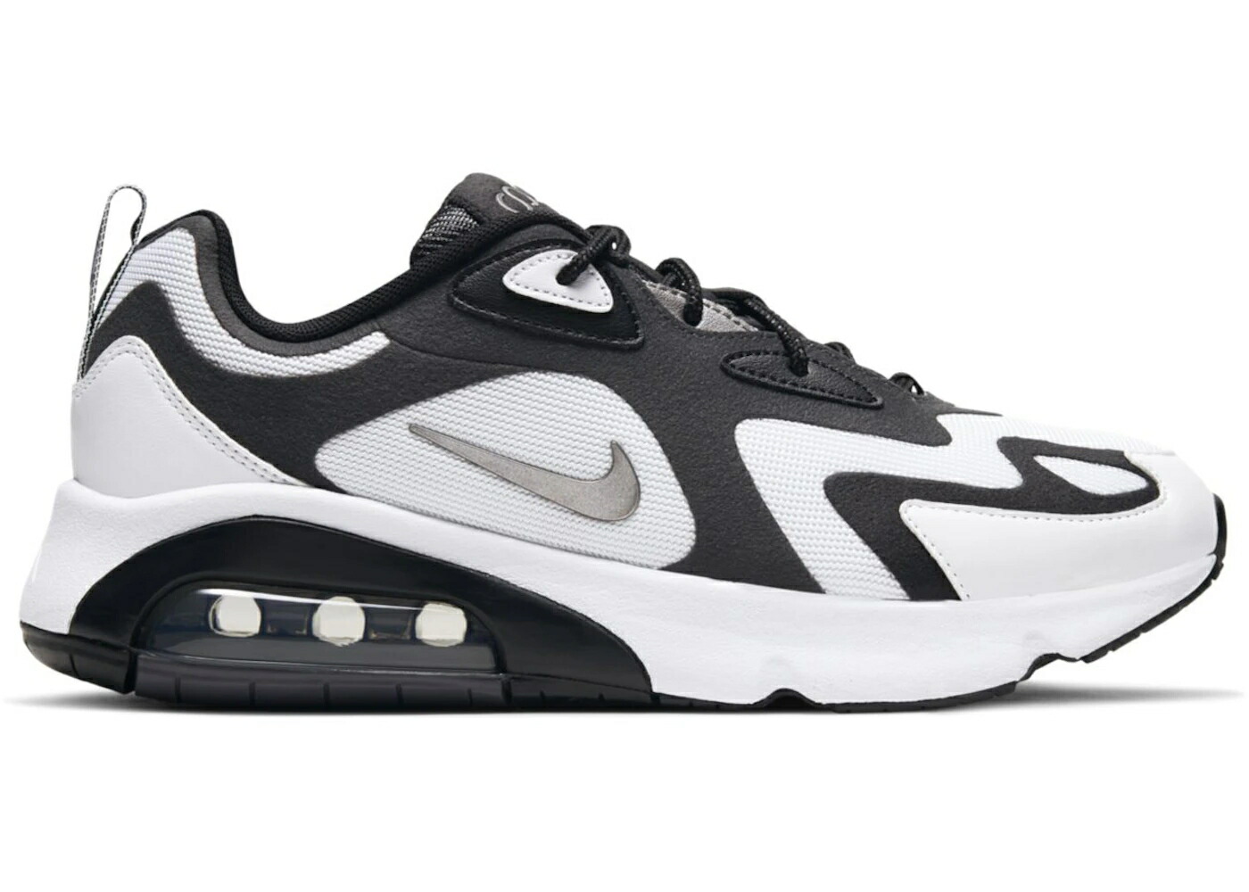 ナイキ マックス 灰色 グレー 白色 ホワイト 黒色 ブラック エアマックス スニーカー メンズ NIKE AIR MAX 200 DARK SMOKE GREY / WHITE DARK SMOKE GREY BLACK